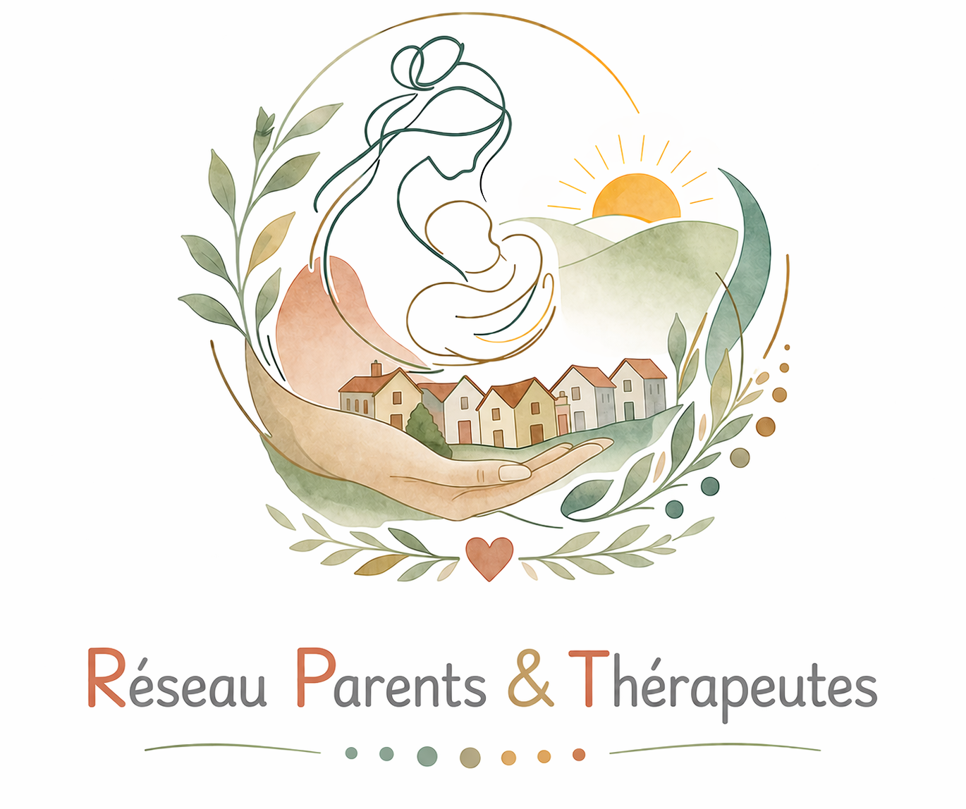 LOGO complet réseau Tout un village