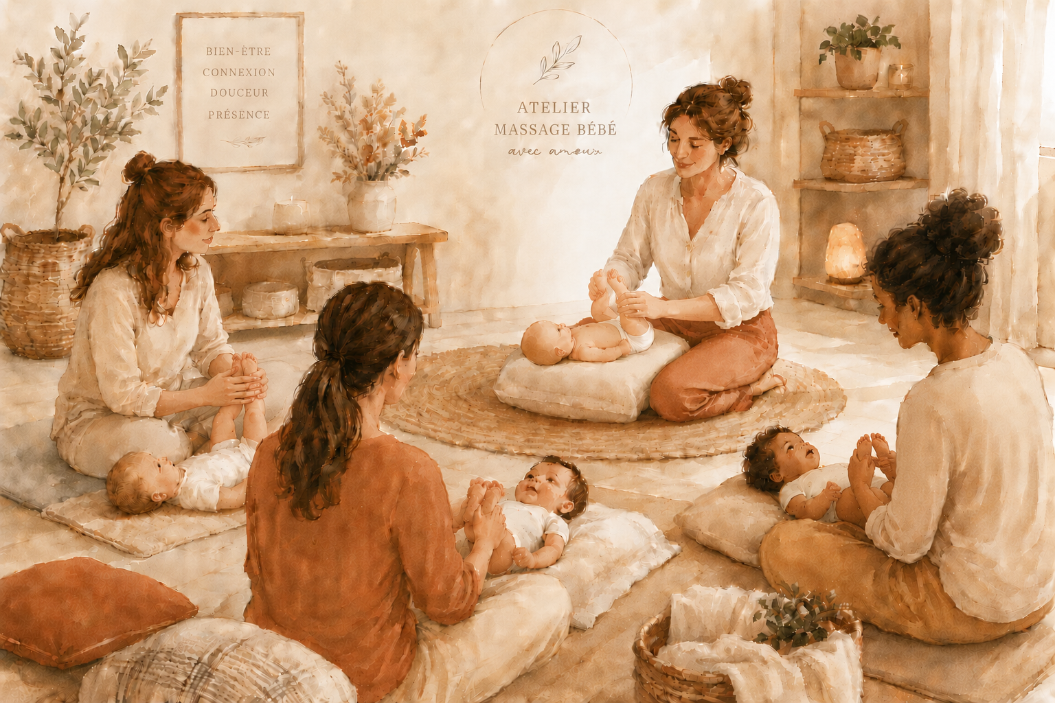 Atelier Apprendre à masser Bébé